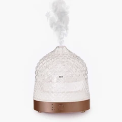 Арома дифузер Mohana Taj Mahal, кристален, златиста основа